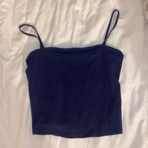 Navy blue tank top Size S